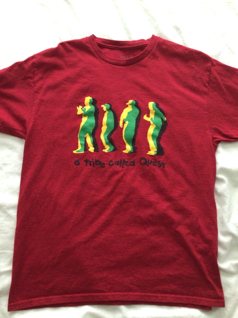 A Tribe Called Quest Silhouette Graphic T-Shirt - Heather Red - Large
